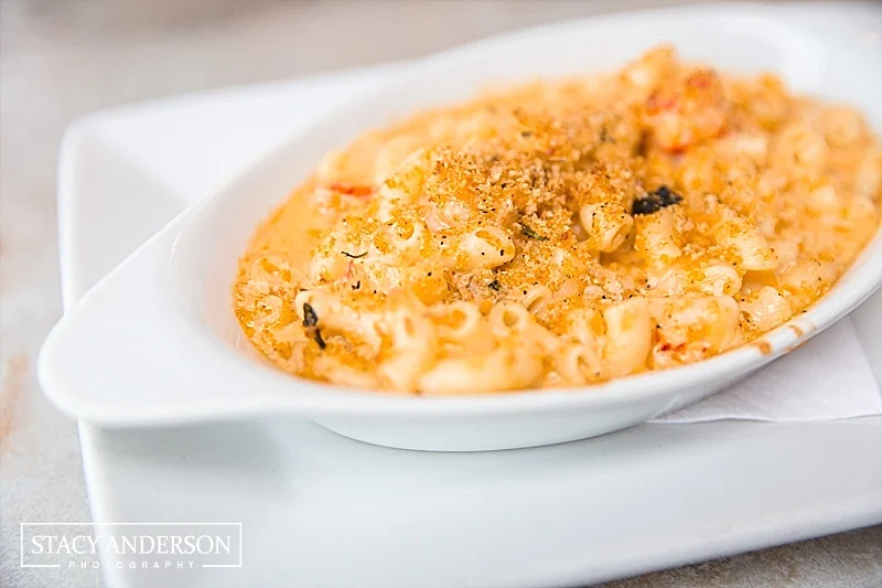 Crawfish mac and cheese.