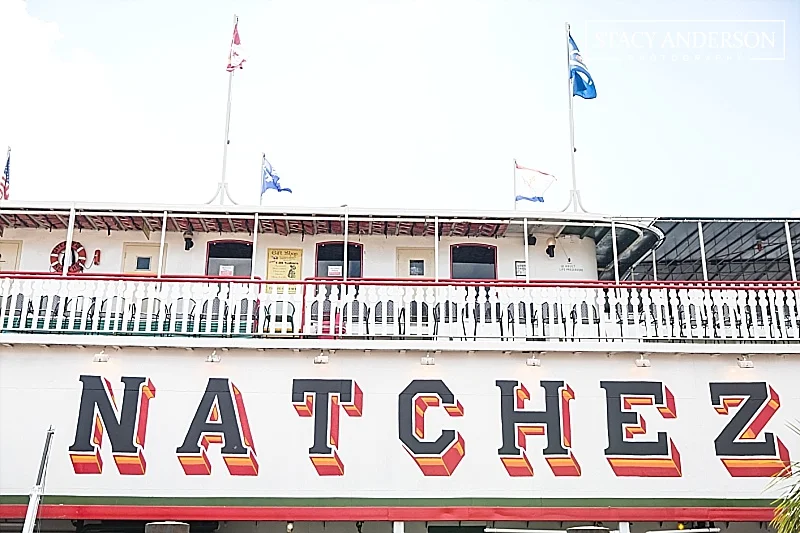 When I saw that we could have brunch on a real, paddle wheel steam boat, I jumped at the chance! How fun!