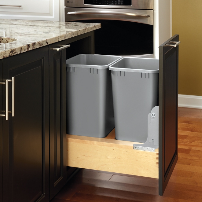 Double 50 qt. containers