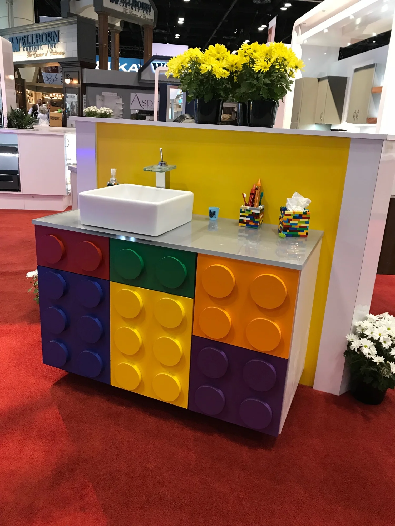 Our custom made LEGO children's vanity