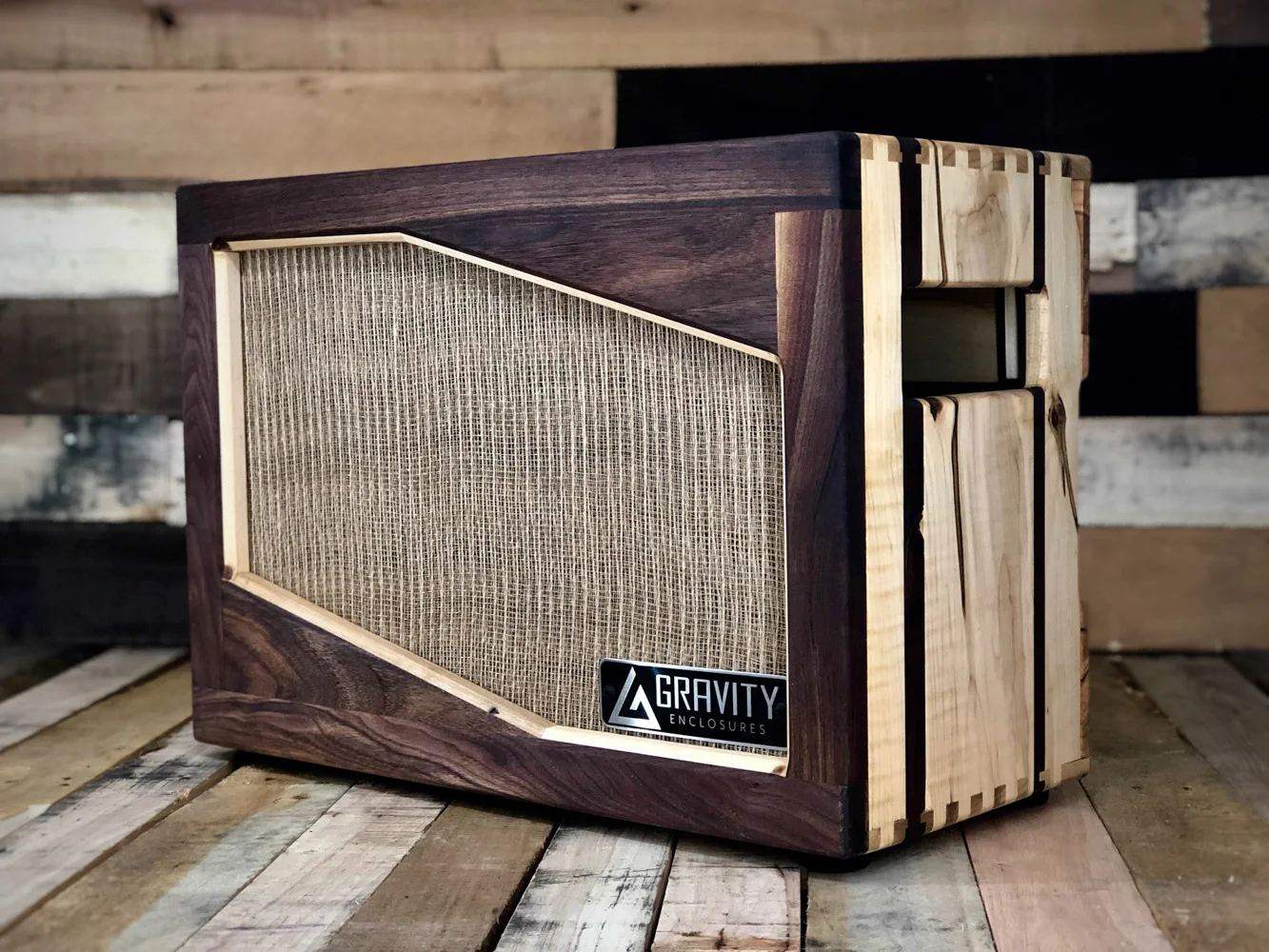wooden guitar cabinet