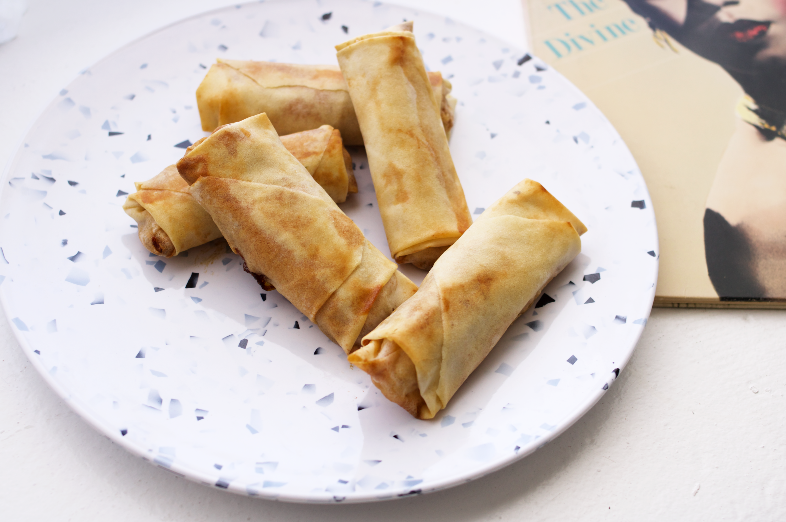V E G A N Filipino Baked Turon Cary Day Yoga