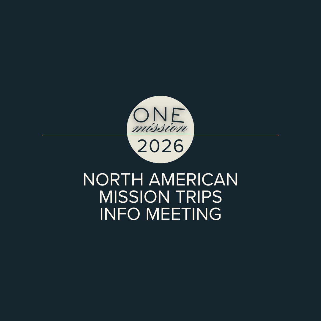 NORTH AMERICAN MISSION TRIPS INFO MEETING