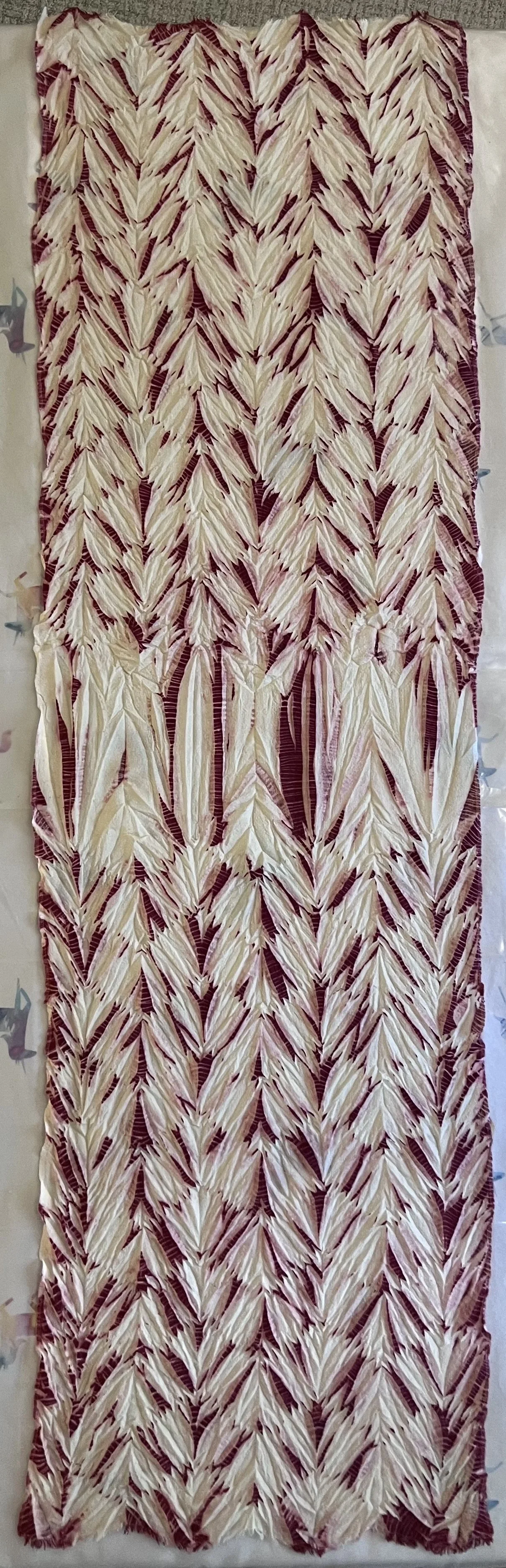 Gangi Tatsumaki Shibori - Silk Scarf -SOLD