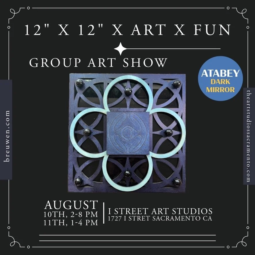 12" x 12" x Art X Fun Group Art Show - I Street Art Studios, Sacramento