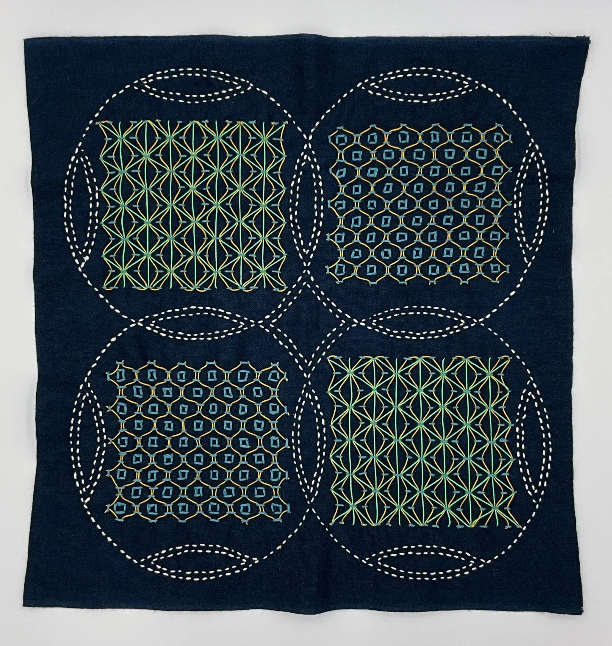 Sashiko - Hana-Fukin Sampler