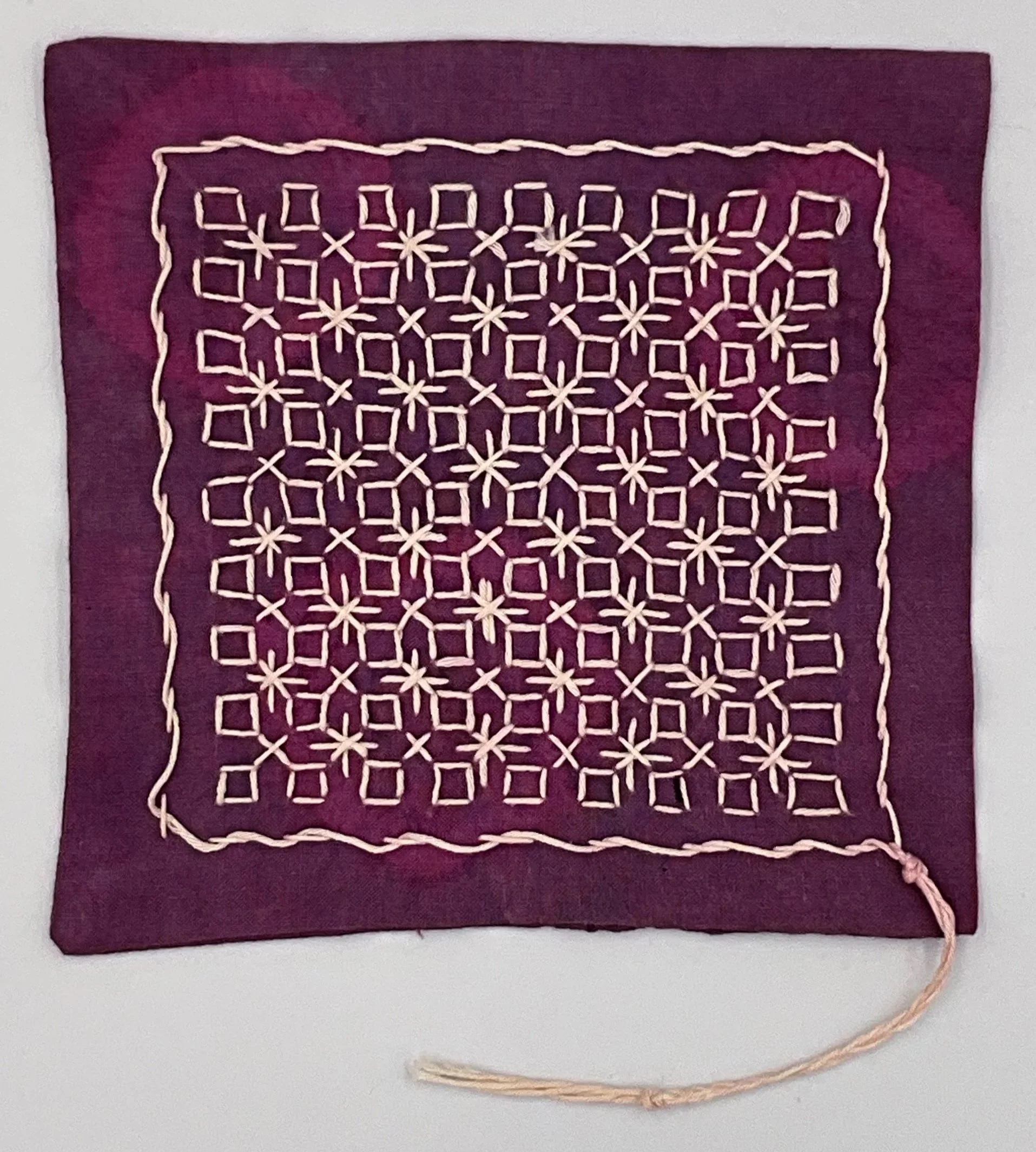 Sashiko - Zenizashi Stitch