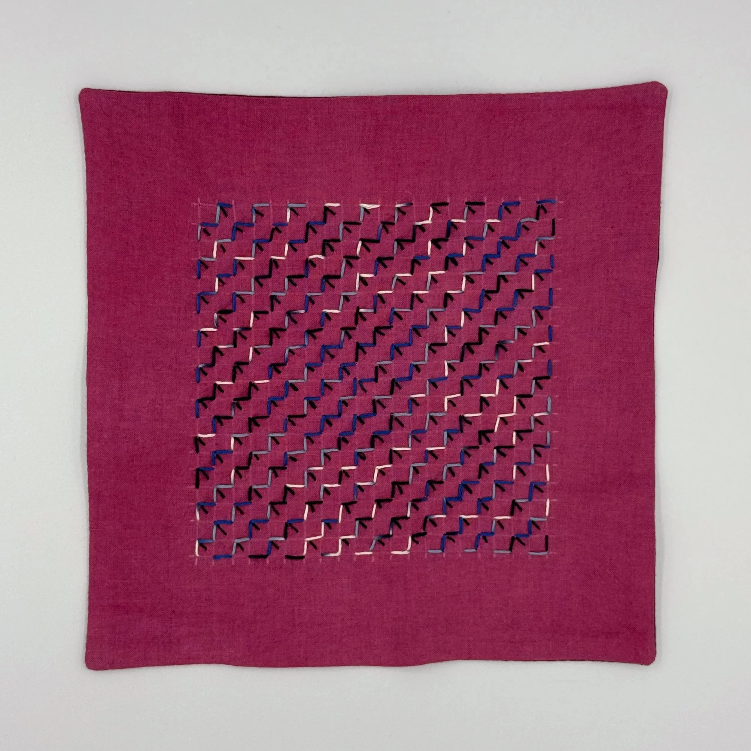 Sashiko - Takenhanezashi Stitch