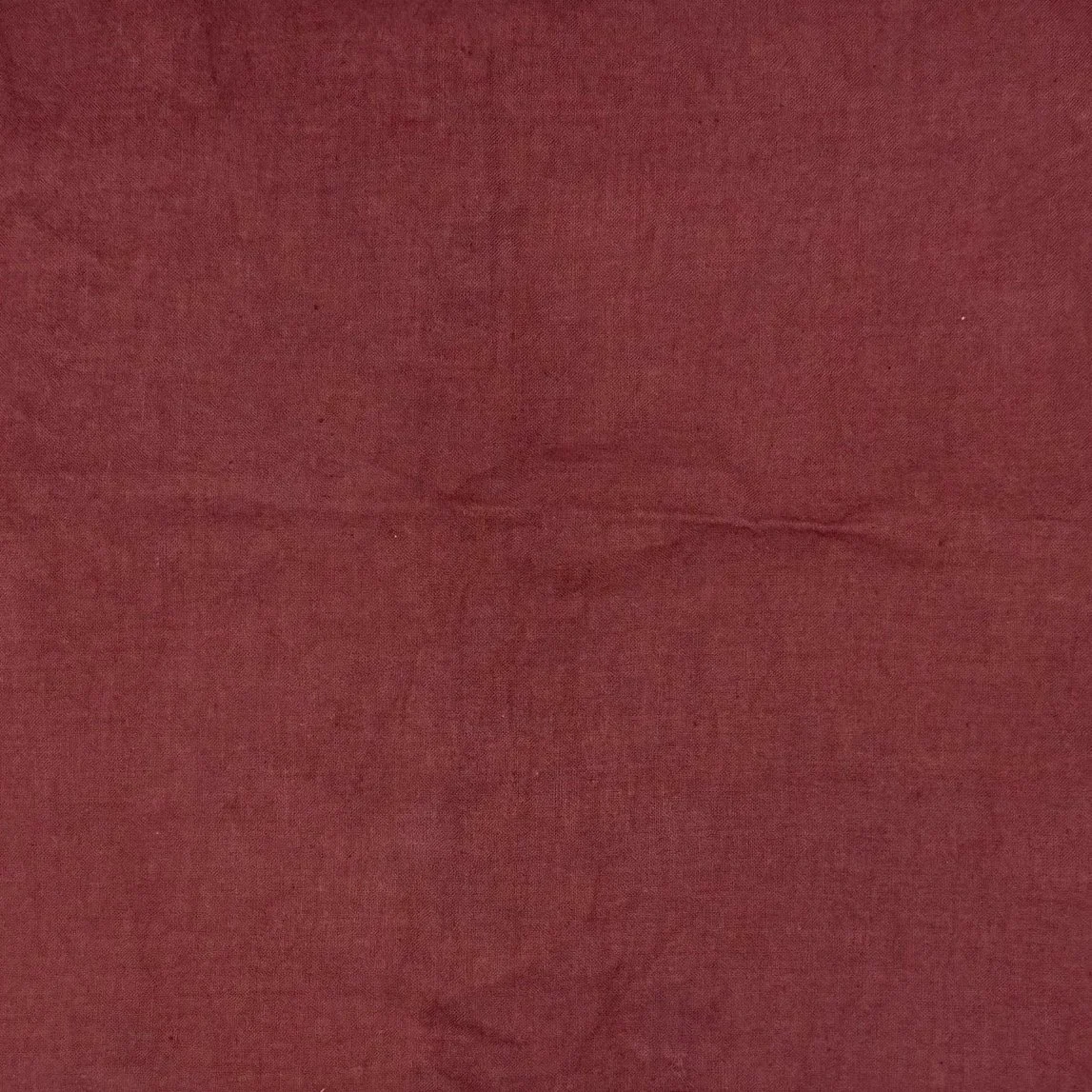 Cotton dyed with Madder 50%WOF / Iron Overdye