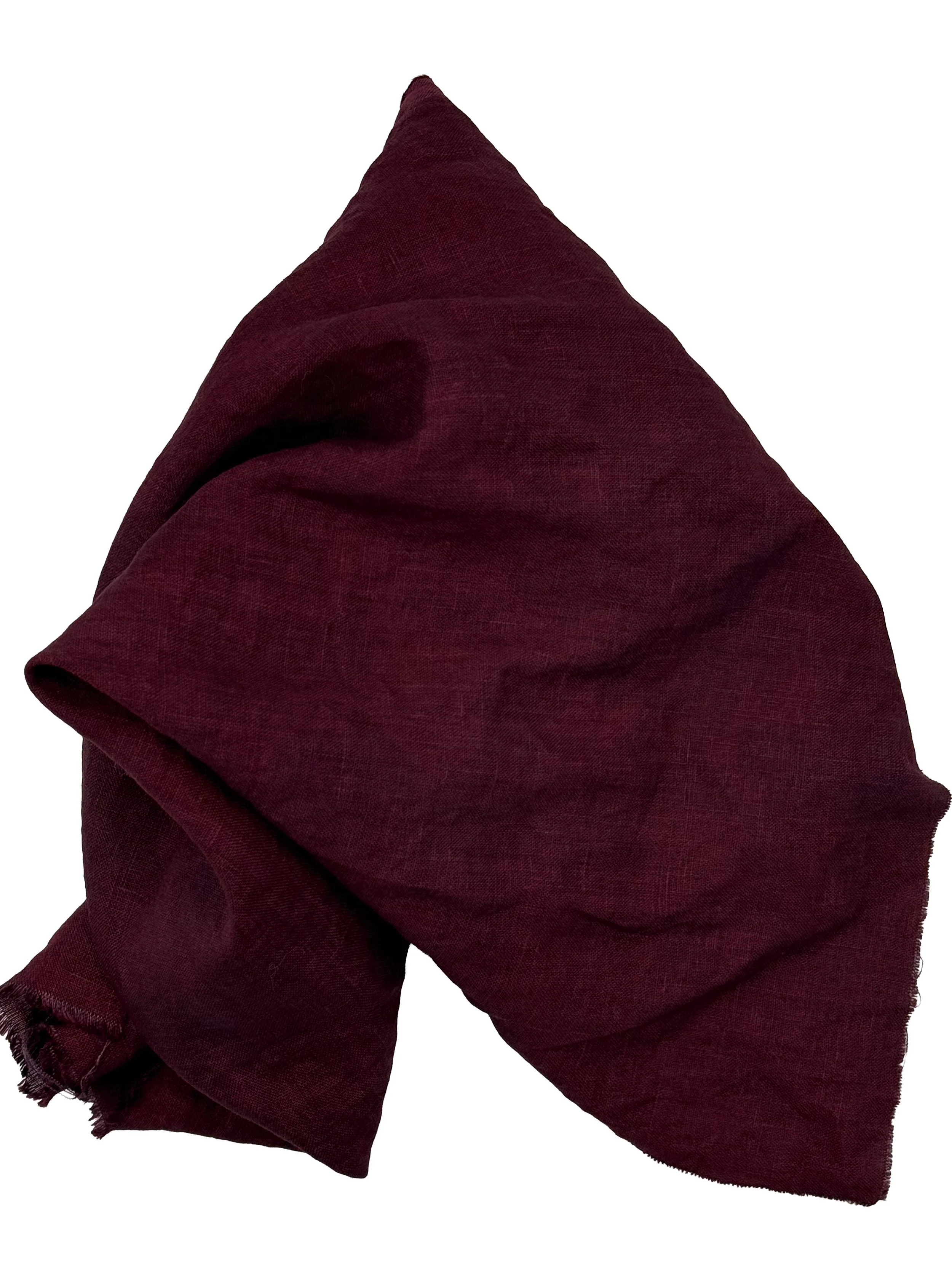 Linen dyed with Madder 50%WOF / Indigo Overdye