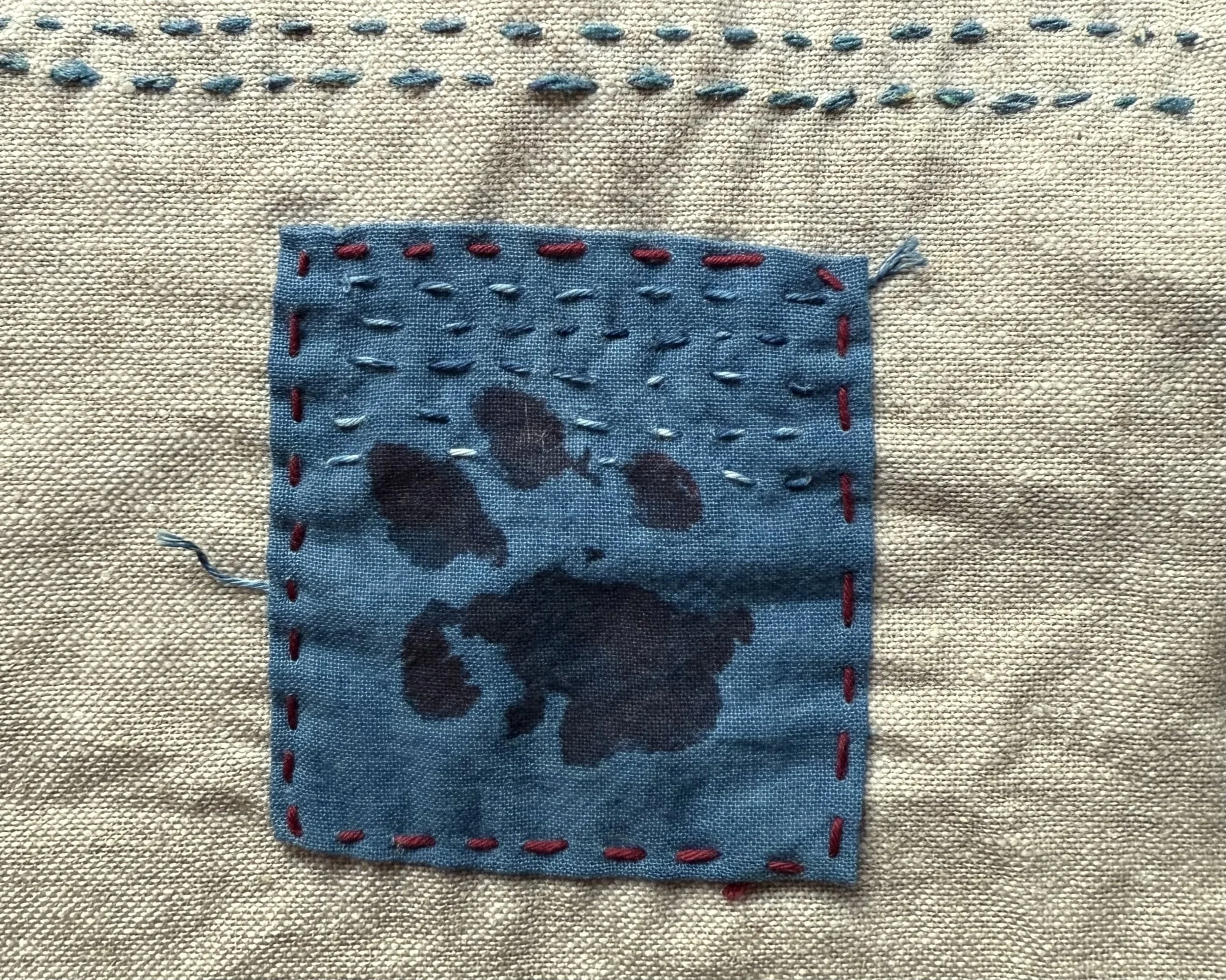 Slow Stitch Circle