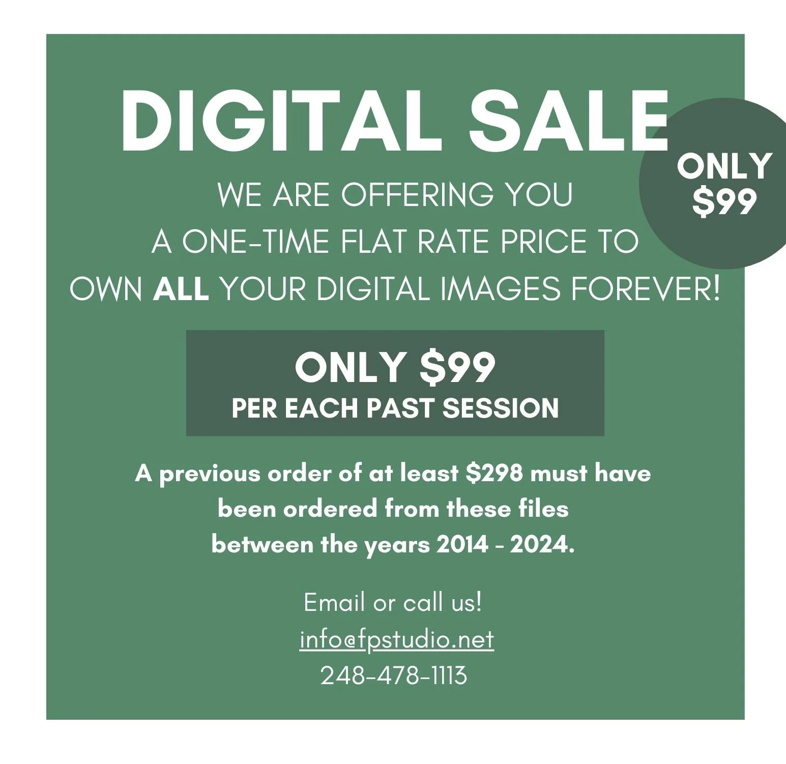 Digital Sale!