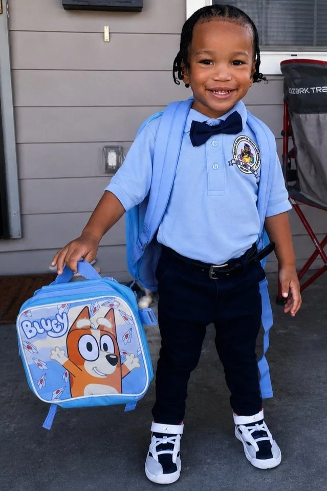 Donielle Myers' son, Calvin, a current student of Wilcox Academy.