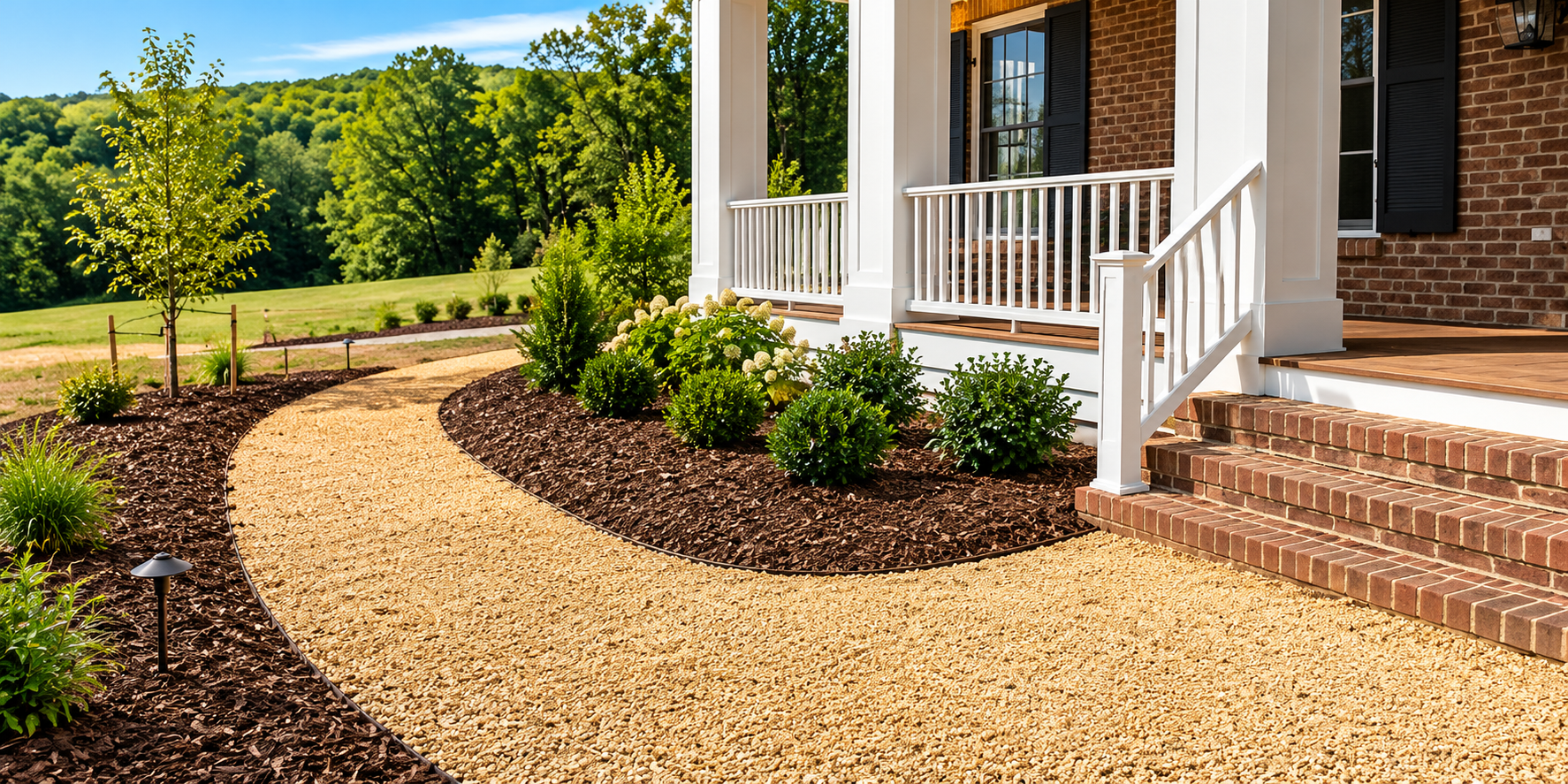Curving Gravel Path to a Country Porch.png