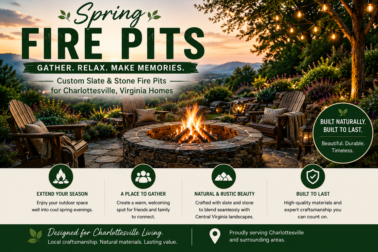 Spring Fire Pits