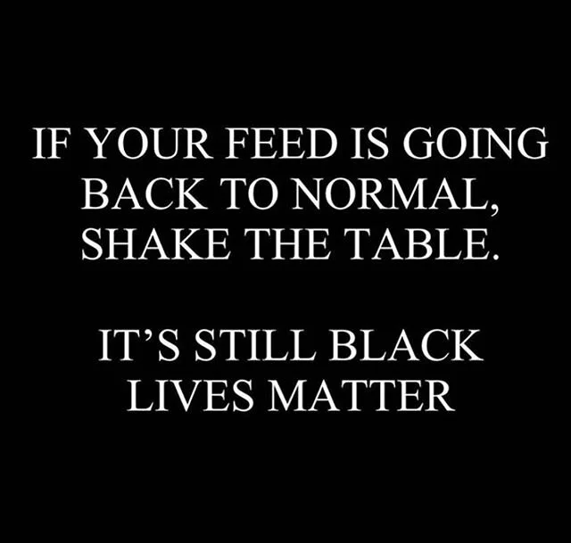 This ain&rsquo;t a trend. #blacklivesmatter #notclosetodone