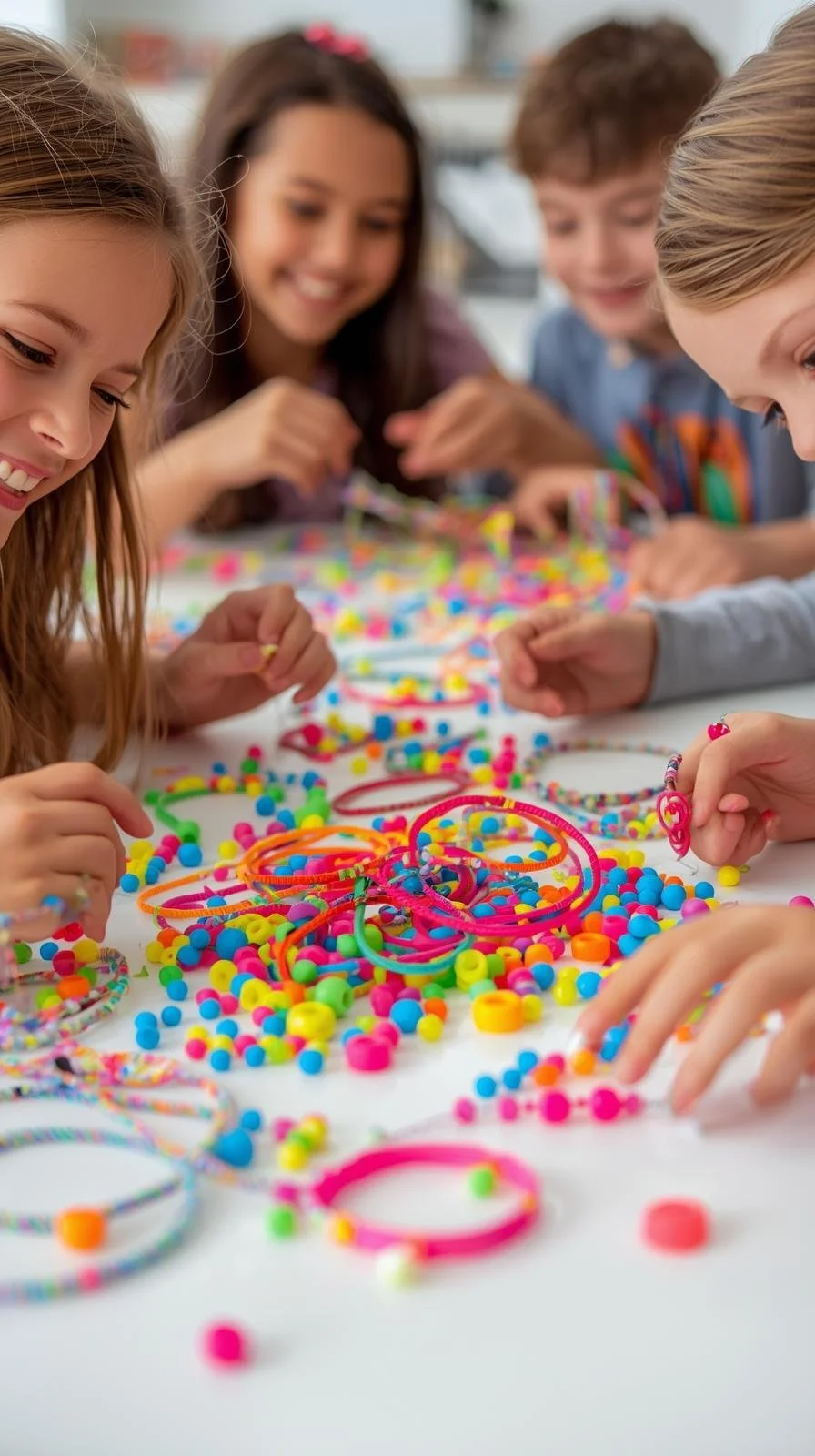 kids making rave jewelry bracelets.jpg
