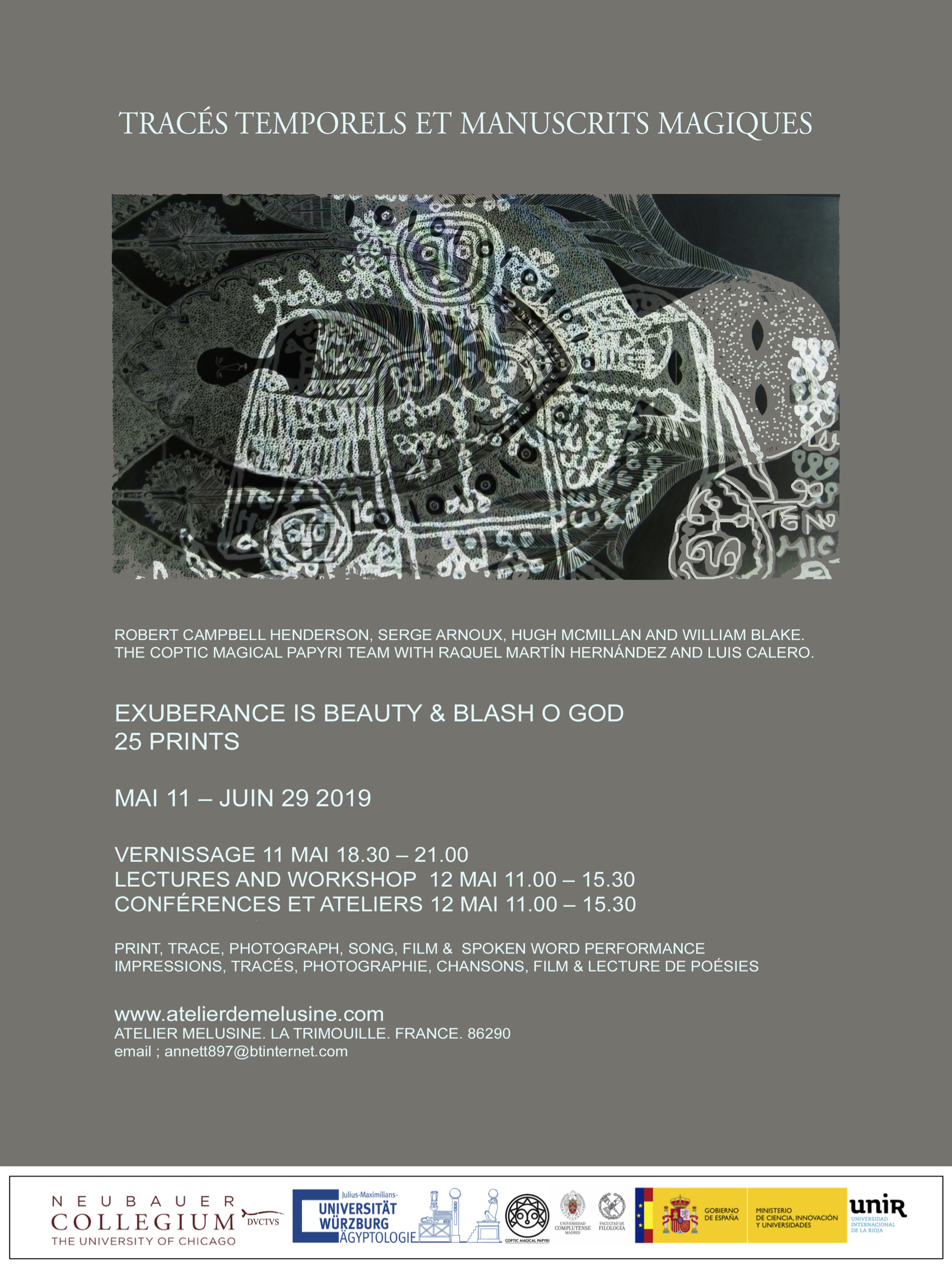 There will be a second vernissage and Balades des Artistes partie deux on 31/05/2019 with live performances from Hugh McMillan. In collaboration with Gallery Vero and Dayarts.