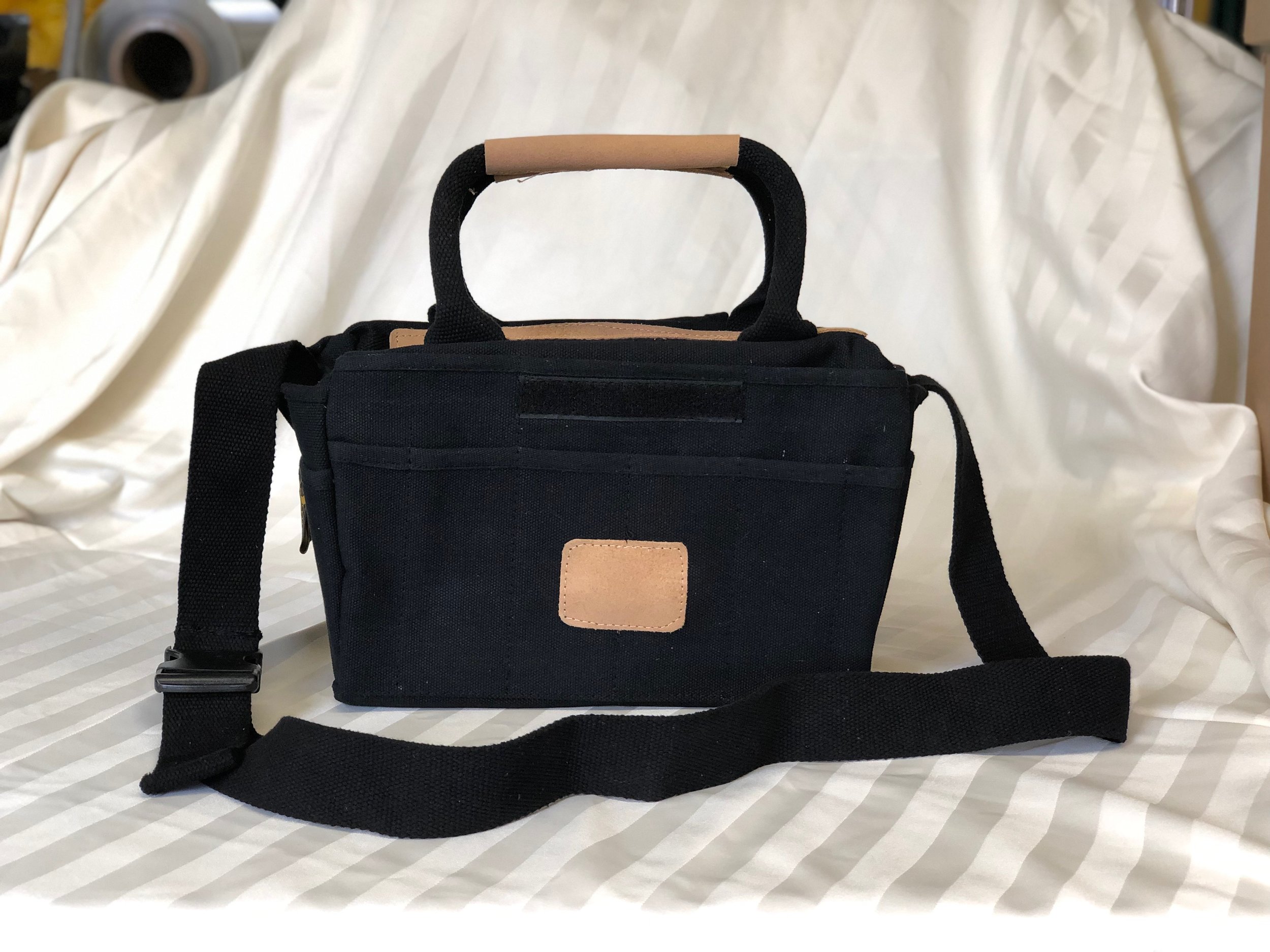 Black Canvas Rigger Bag