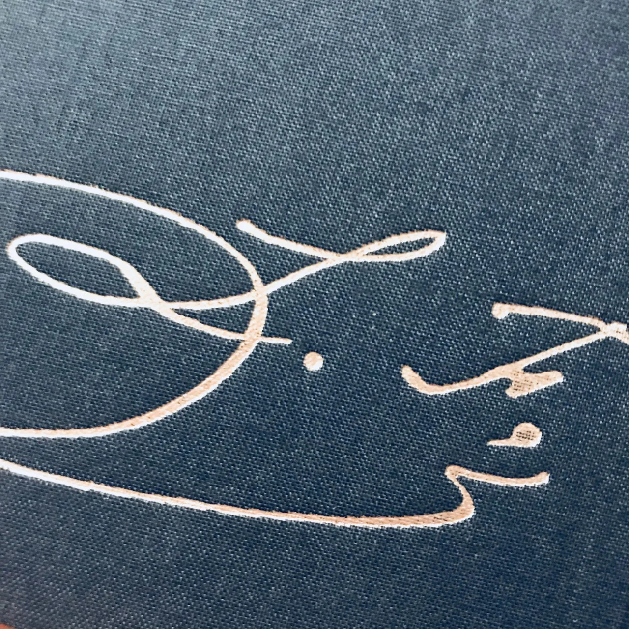Louise Farrenc's signature as printed on the cover of the Florian Noetzel Verlag edition of each of her symphonies.