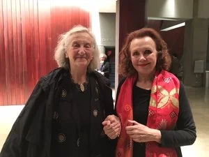Musgrave and another modern master, Kaija Saariaho. Source: http://www.theamusgrave.com/gallery/