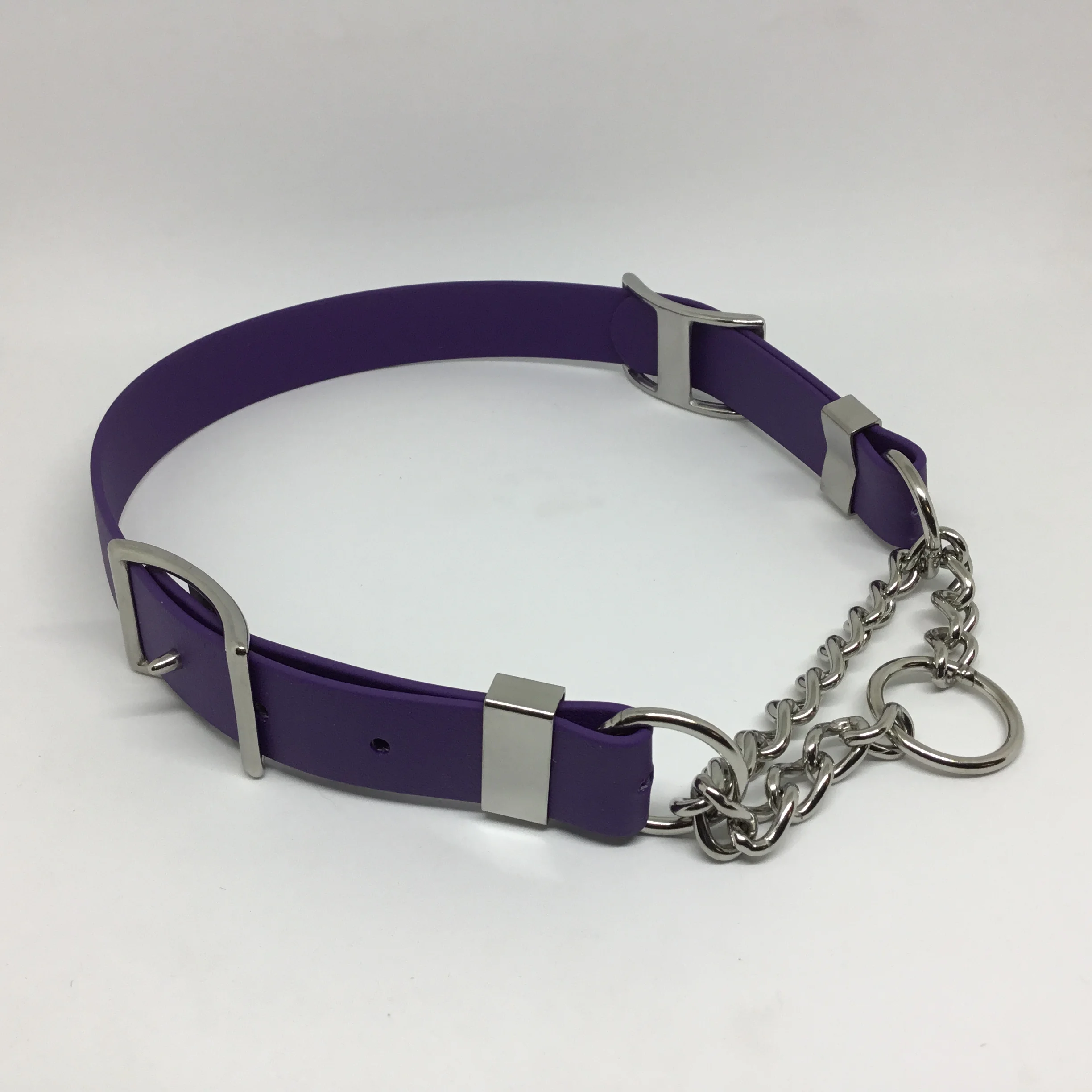 Beta BioThane®️ Adjustable Martingale Dog Collar Large Violet