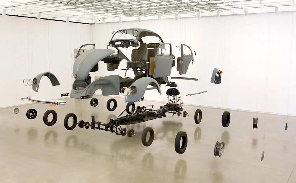 Damian Ortega, Cosmic Things (2002). Image from the University of Kent .