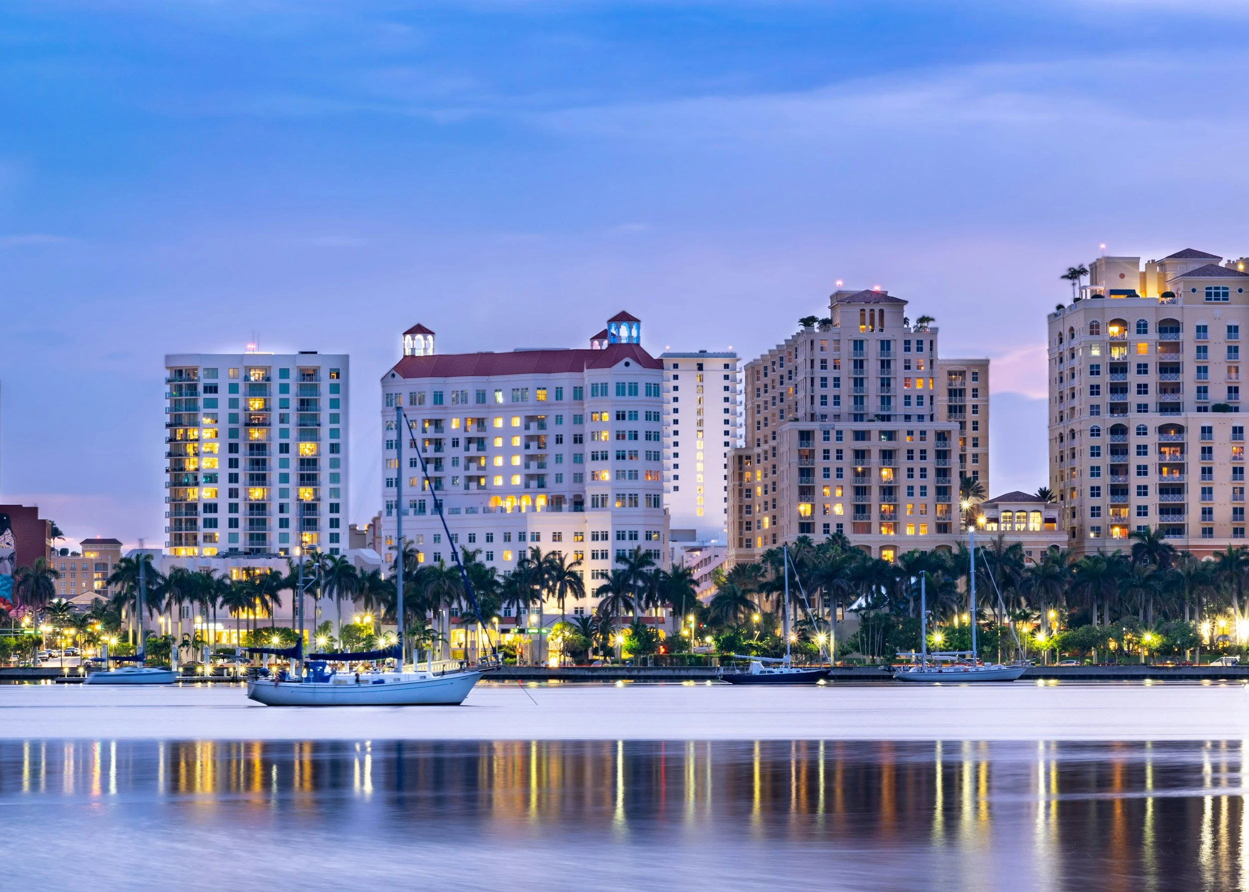West Palm Beach Florida skyline