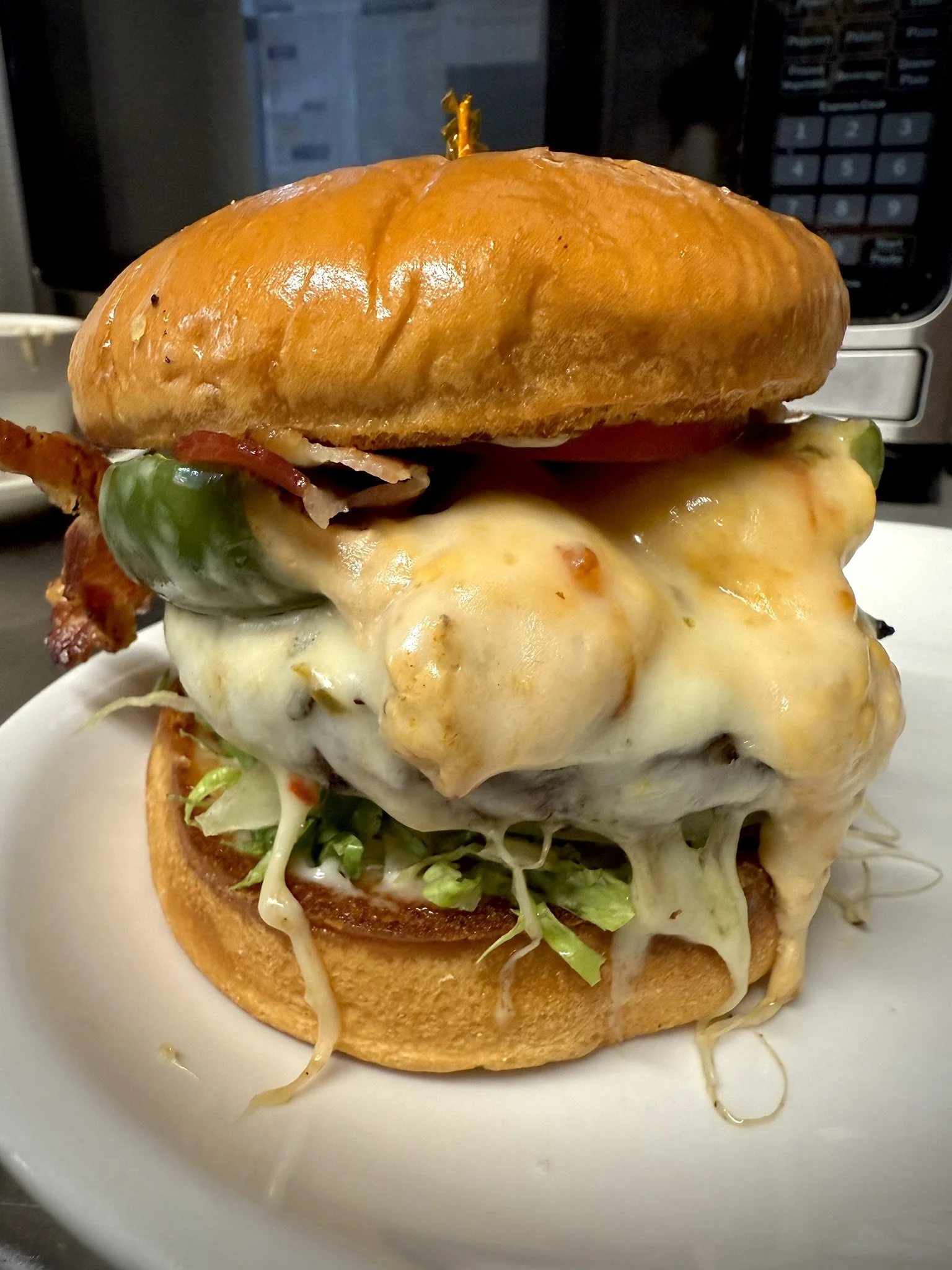 Jalapeno Popper Burger