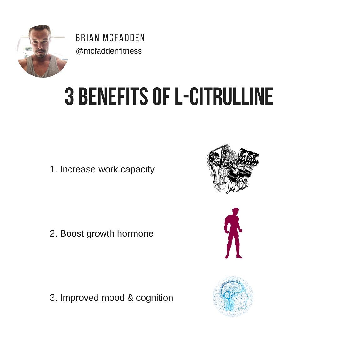 L-Citrulline is also found in many pre-workout formulas for good reason. It&rsquo;s a naturally occurring non-essential amino acid that boosts the production of nitric oxide in your body. Here are a few reasons why L-citrulline is beneficial:

✅Incre