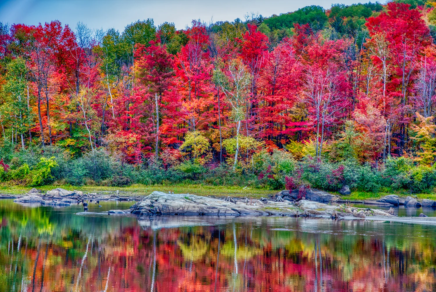 New Hampshire River in Autumn | New Hampshire