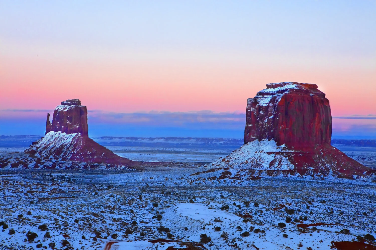Cotton Candy Sky in Monument Valley | Arizona  