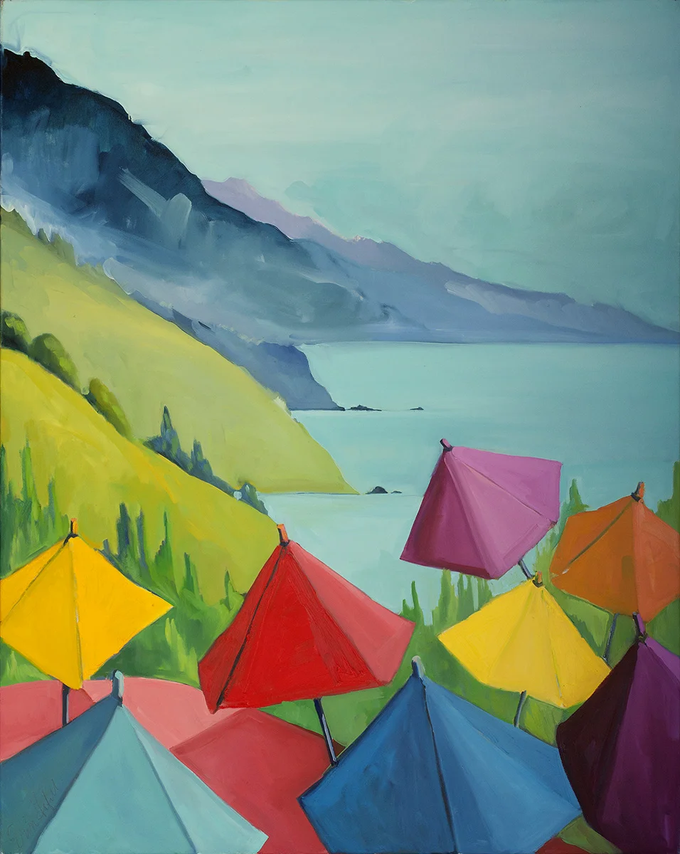 Umbrellas at Nepenthe - IV