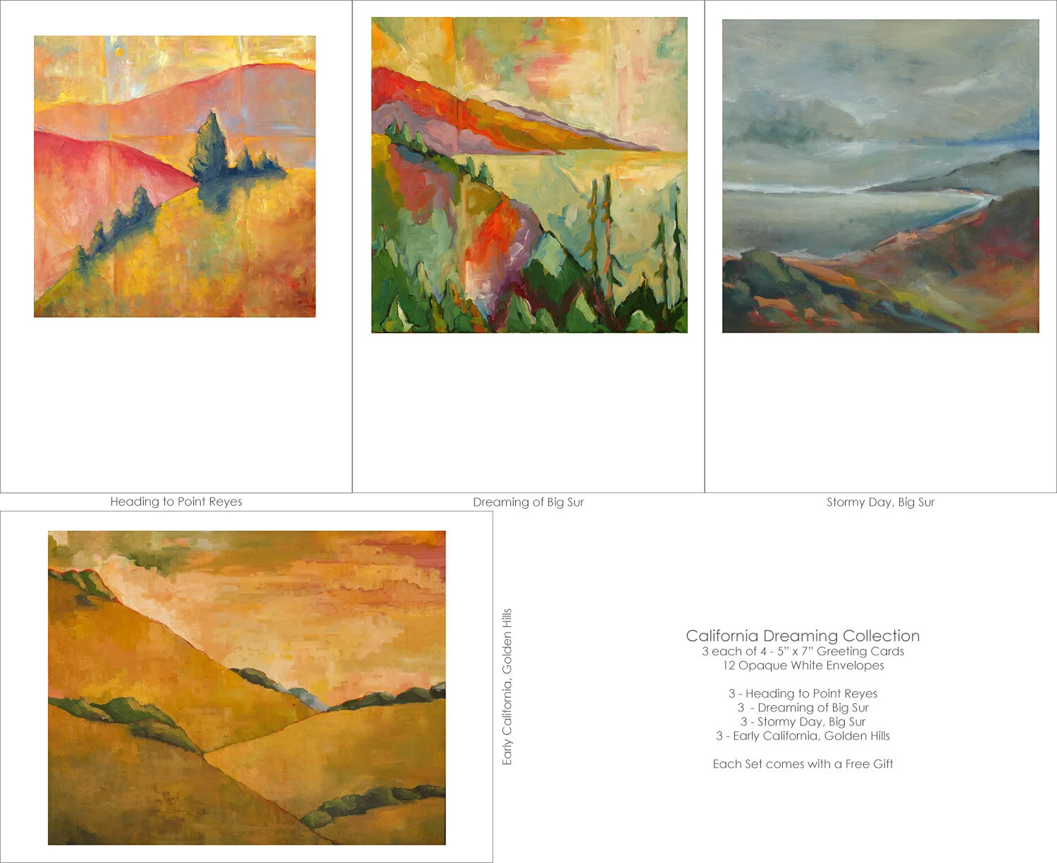 California Dreaming Greeting Card Collection 