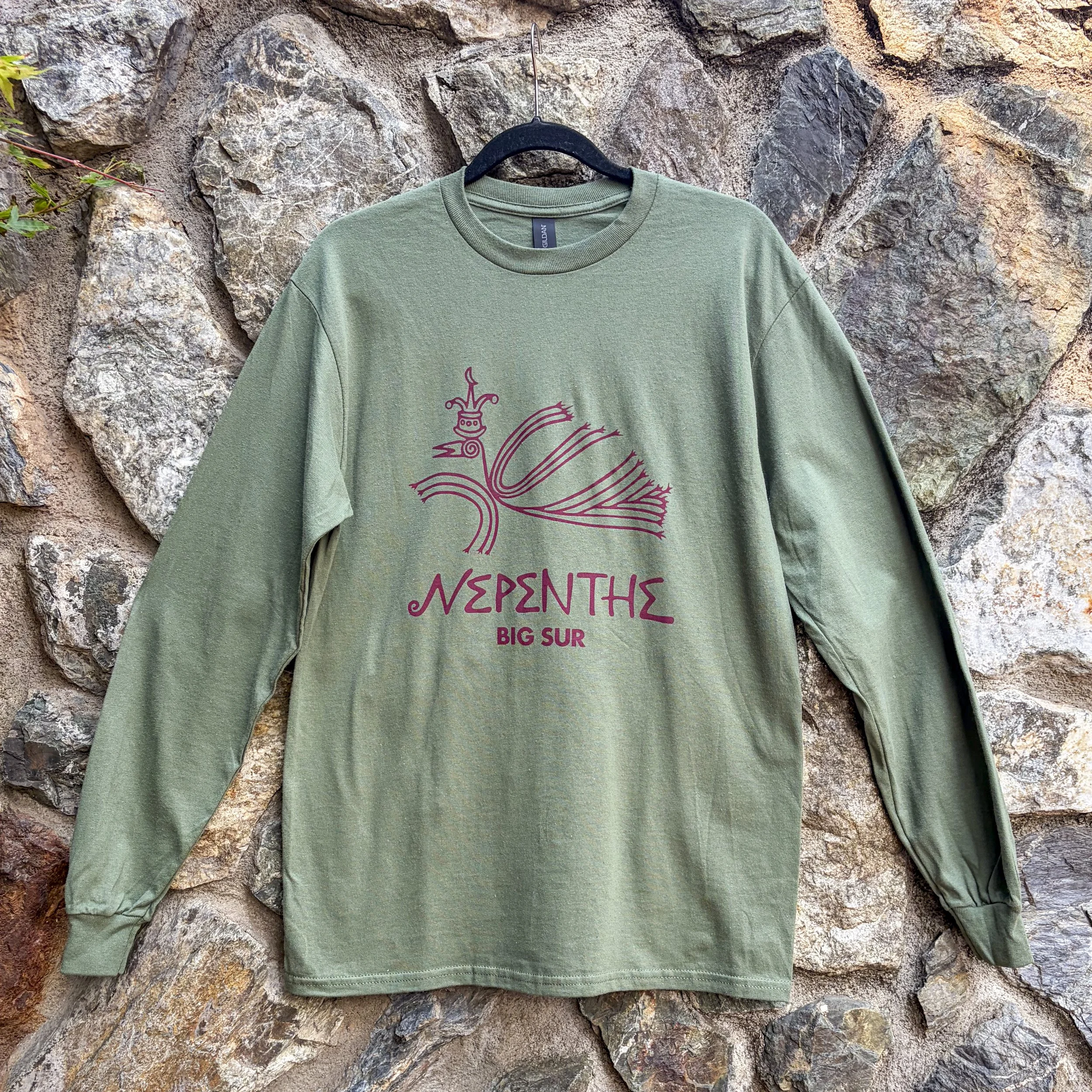 Long-Sleeved Nepenthe Logo Shirts