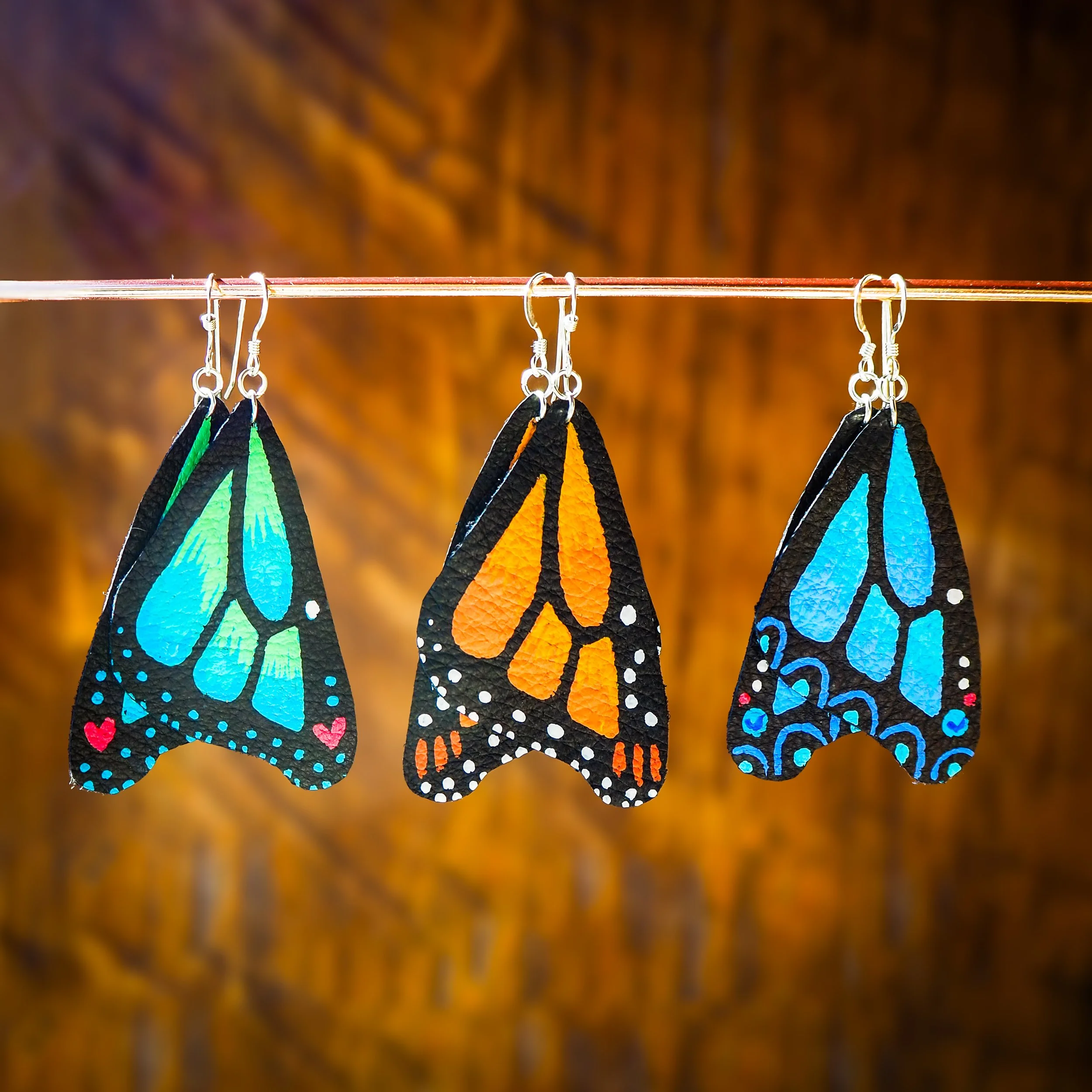 Butterfly Earrings by Jill Woyt