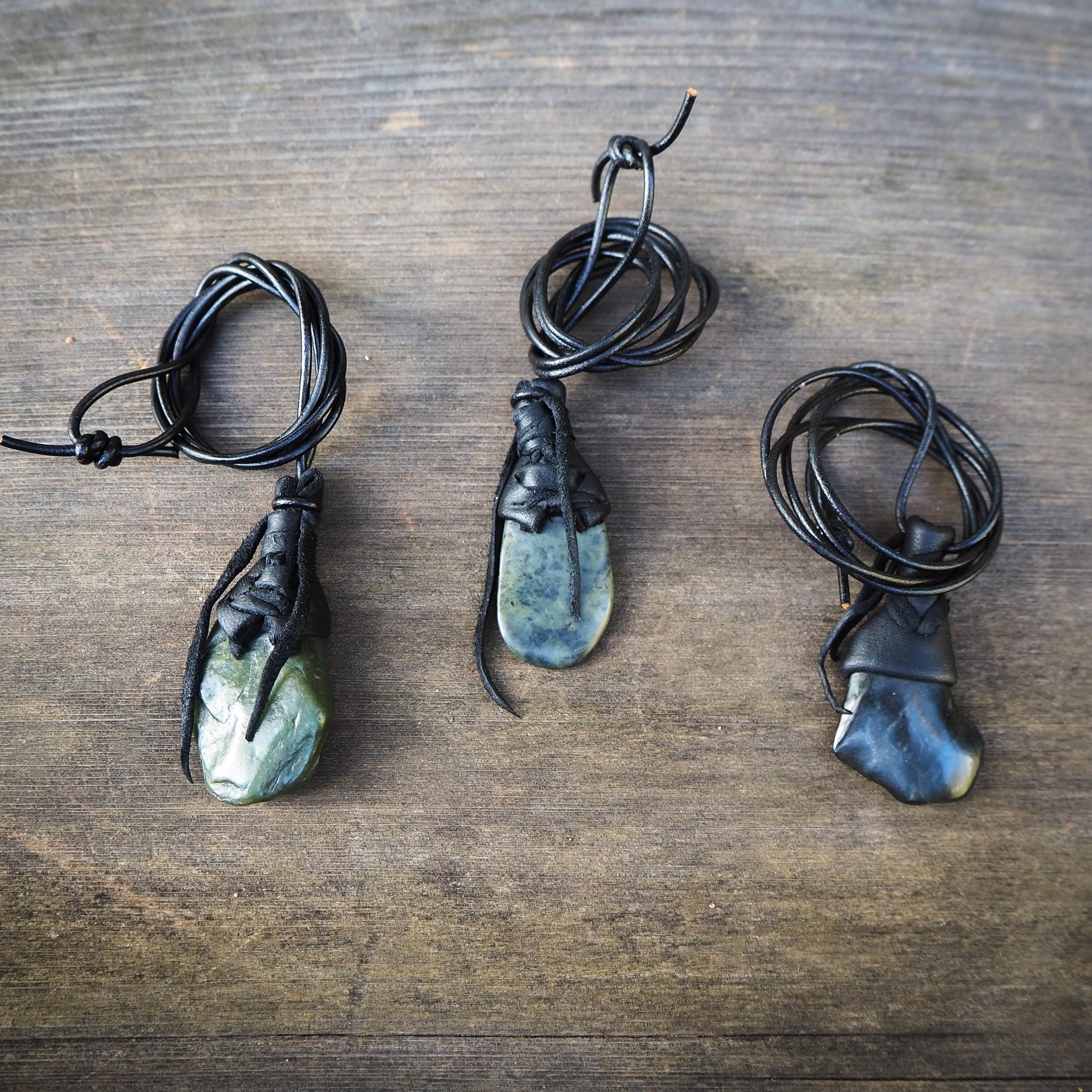 Steve Loebs Jade Pendants