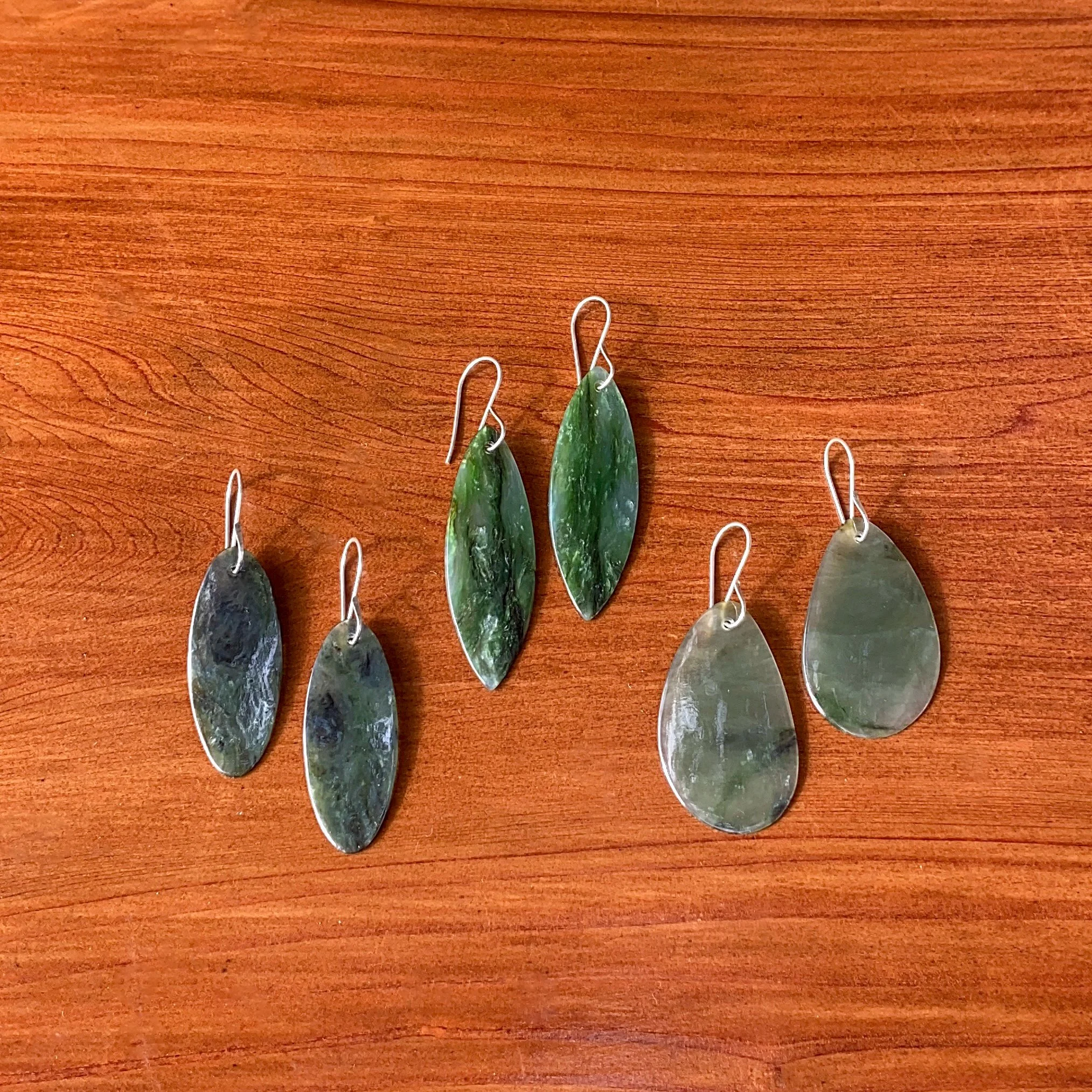 Big Sur Jade Earrings by Matt Glasby