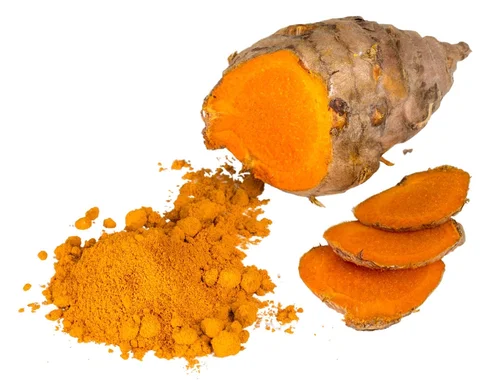 Curcumin is responsible for the yellow color seen in turmeric