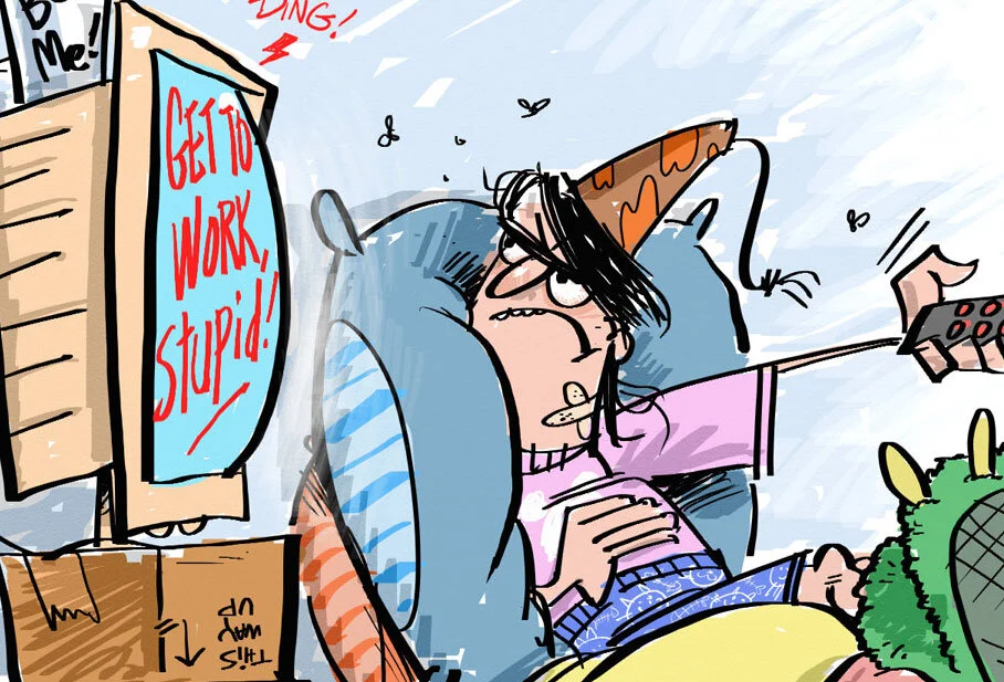 The Downside From Working From Home? Working From Home