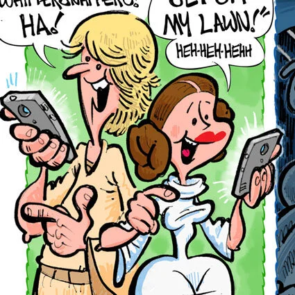 KIDS THESE DAYS, WHAT WITH THEIR CRAZY PHONES AND APPS AND WHATNOTS!