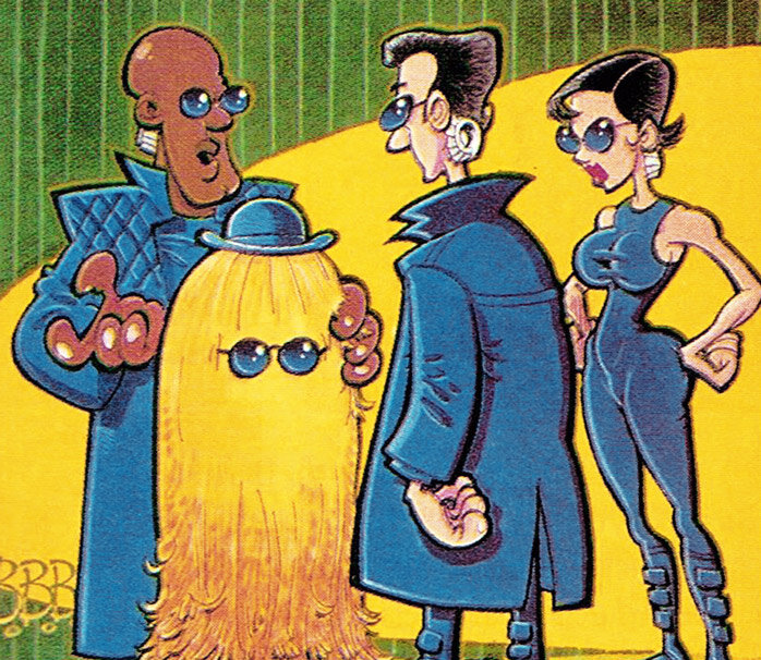 Matrix's Cousin Itt | A Starlog Archive Cartoon