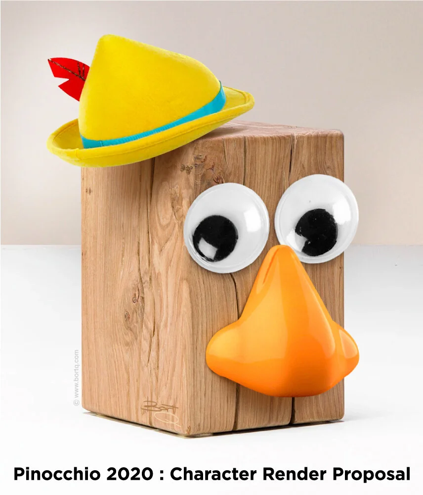 Pinocchio 2020 Movie: Rejected Character Design