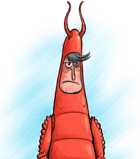 LOBSTER-MAN™ : A Quinn Martin Doodle Production.