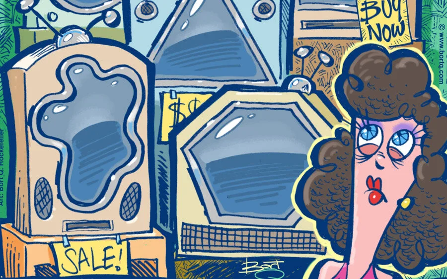 T.V. Picture Tubes-A-Plenty | Scribble-Dee-Doo-Dahs #029