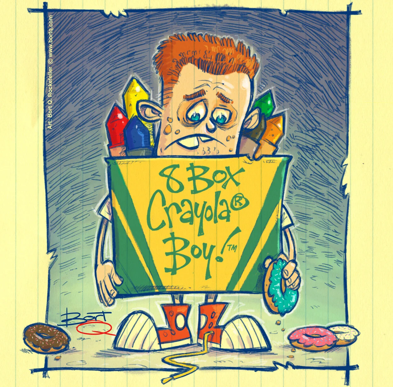 The Heartbreaking Tale Of 8 Box Crayola Boy | Scribble-Dee-Doo-Dahs #052