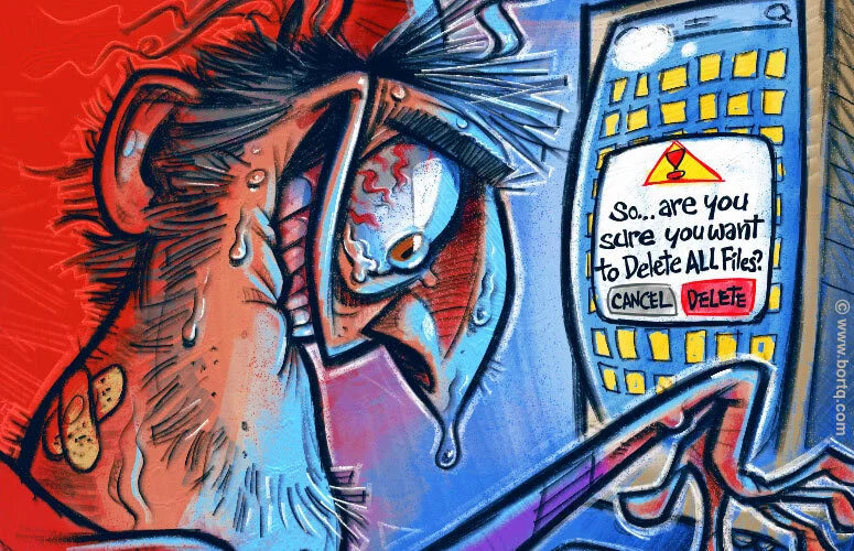 Beware of Manic Deletion-Of-Crucial-Files Guy | Scribble-Dee-Doo-Dahs #059