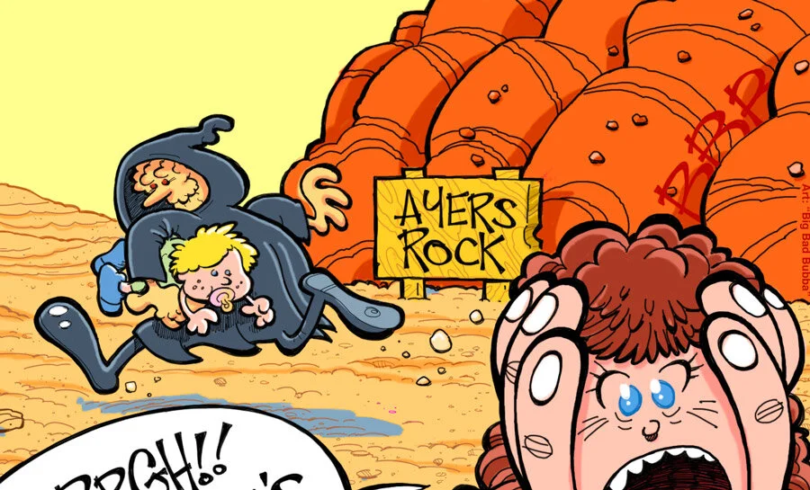 Who Knew "Ayers Rock" Would Be So Difficult To Spell? | A Starlog Archive Cartoon