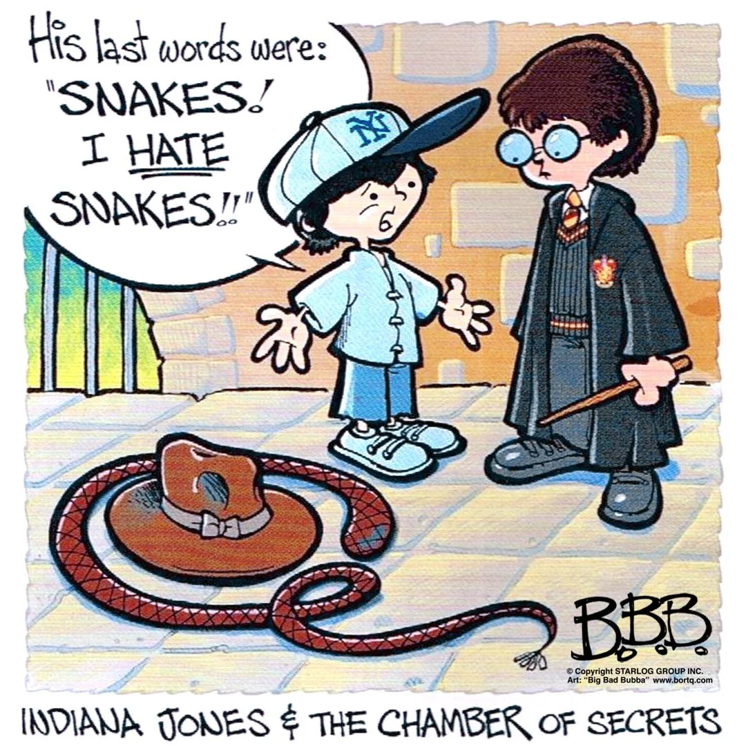 If Only Indy Could Speak Parseltongue | A Starlog Archive Cartoon
