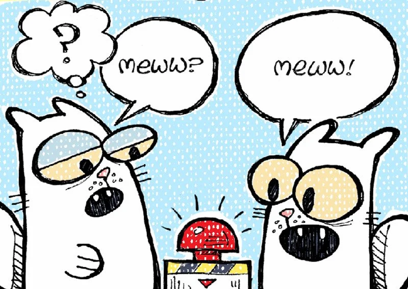 "Meww"  — A Comic For Kitties | Ep. #02 : The Button